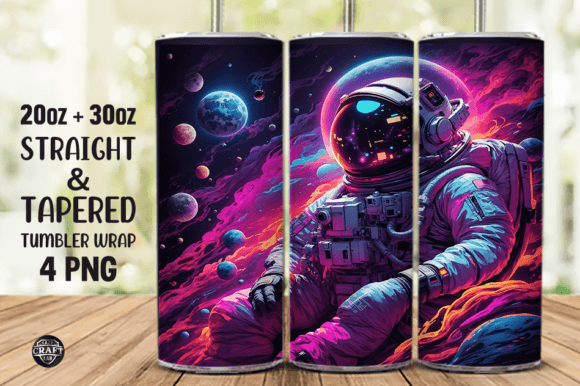 Astronaut in Galaxy Tumbler Wrap 20oz: A Designer Review