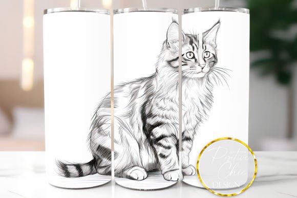 Cat Tumbler Wrap PNG: Graphics & Illustration Review