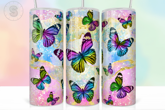Colorful Butterfly 20Oz Tumbler Wrap: Graphics & Crafts Review