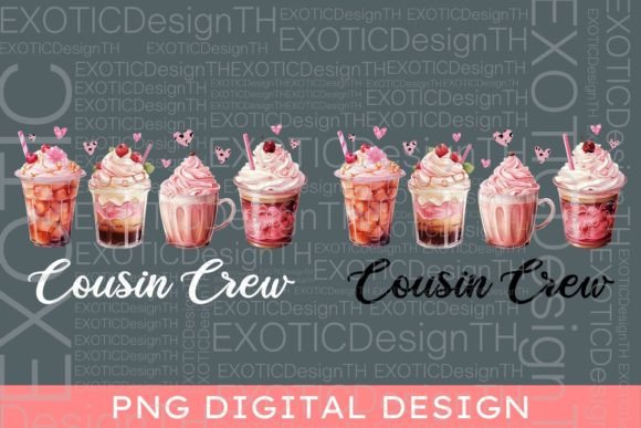 Cousin Crew Leopard Christmas Coffee Cup: Graphics & Crafts