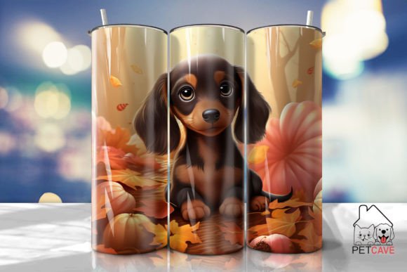 Dachshund Puppy Fall Tumbler Embroidery Review