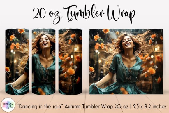 Dancing Girl Autumn Tumbler Wrap Design: A Designer’s Embroidery Review