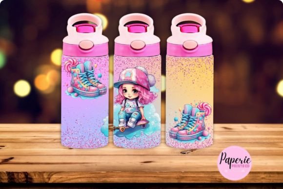Hip Hop Girl 12 Oz Tumbler Wrap Graphics