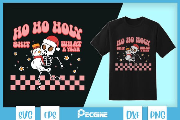 Ho Ho Ho What a Year SVG: Graphics for Holiday Crafts