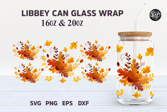 Leaves Can Glass 16oz Tumbler Wrap Graphics Review