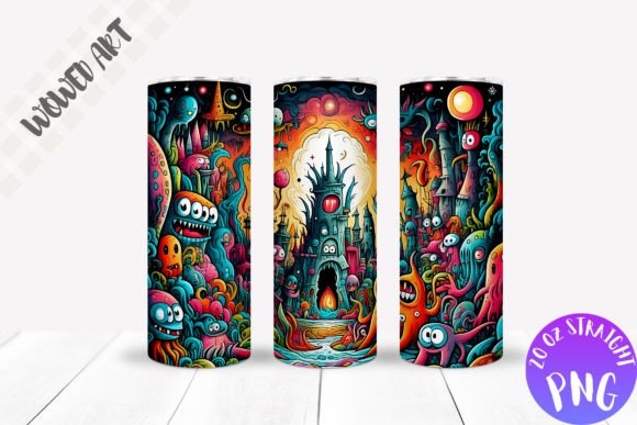 Monster Tumbler Wrap: Graphics for Crafts That Sell