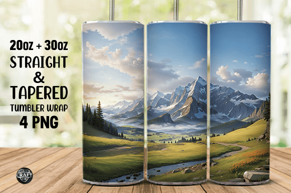 Mountain Vistas Tumbler Wraps Graphics: A Brand Review