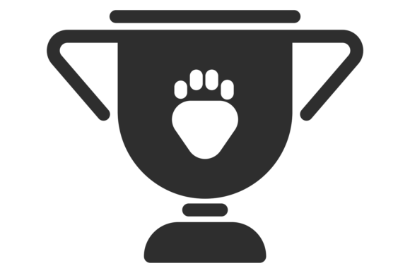 Pet Champion Competition Trophy Cup Graphics