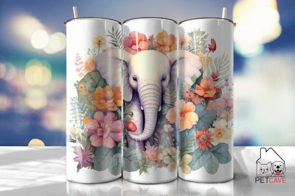 Soft Pastel Elephant Tumbler Wrap: A Crafts & Graphics Review