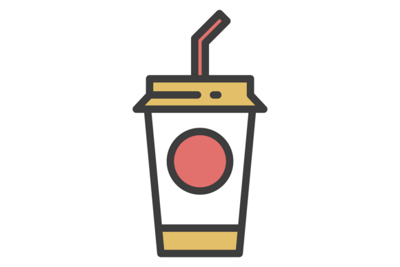 Takeaway Drink Cup Graphics for Soda Illustrations