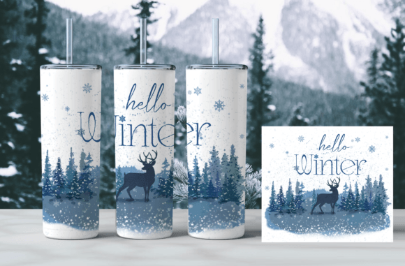 Winter Christmas Tumbler Wrap Graphics: A Designer’s Review